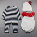 Baby Christmas Snowman Outfit Romper Set