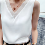 Summer Satin Camisole for Women - Loose Layering Top