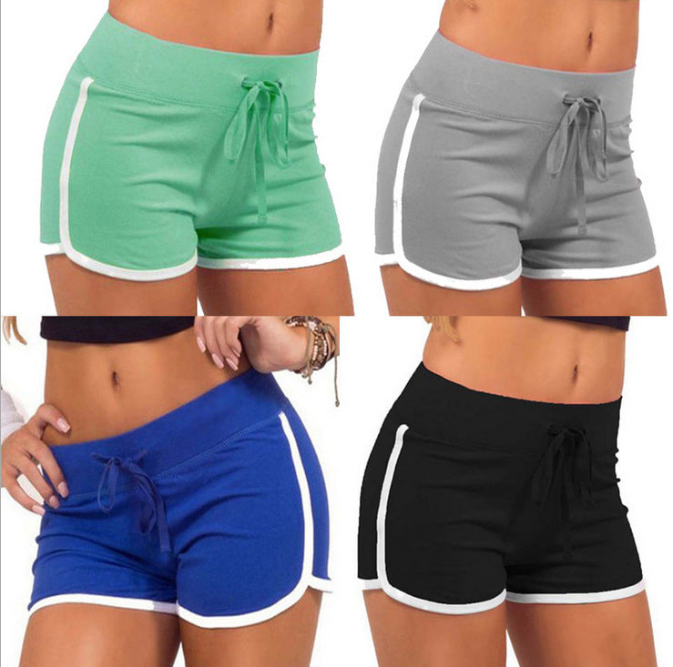 Colorful Women's Drawstring Casual Sports Shorts
