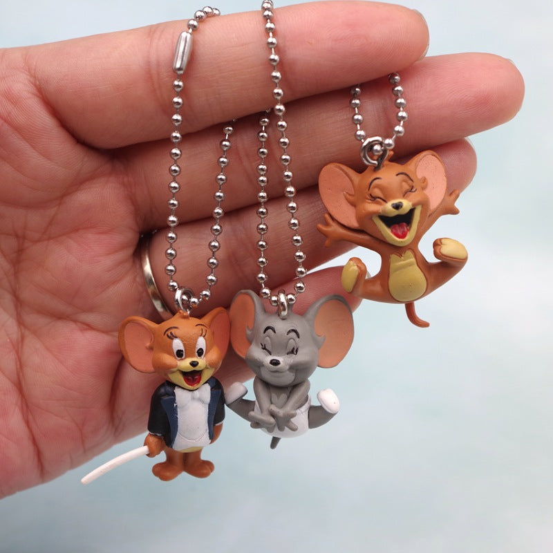 Set of 5 Musician Tom and Jerry Keychain Figures | Accessory