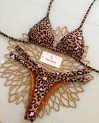 Brazilian Floral Triangle Bikini Set