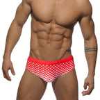 Men's Red Polka Dot Swim Briefs
