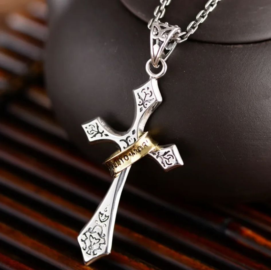 Sterling Silver Cross Pendant Necklace