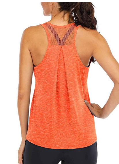 2020 Women's Loose Fit Sports Tank Top with Mesh Back