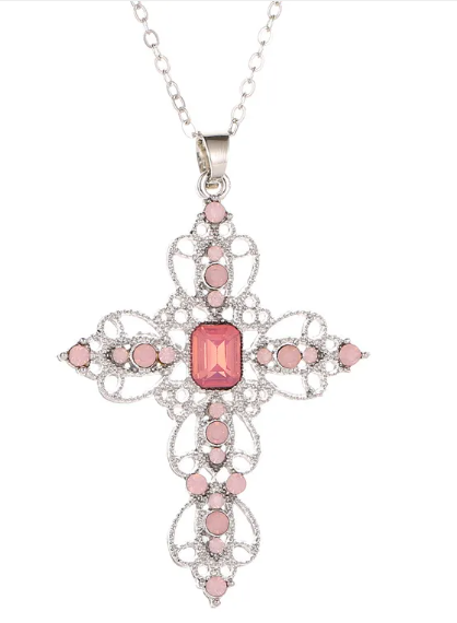 Classic Filigree Cross Necklace