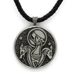 Celtic Hound Dog Pendant Necklace (Double-Sided)