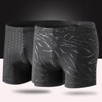 Men's Sharkskin Quick-Dry Swim Trunks