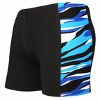 Men's Two-Tone Swim Boxer Trunks