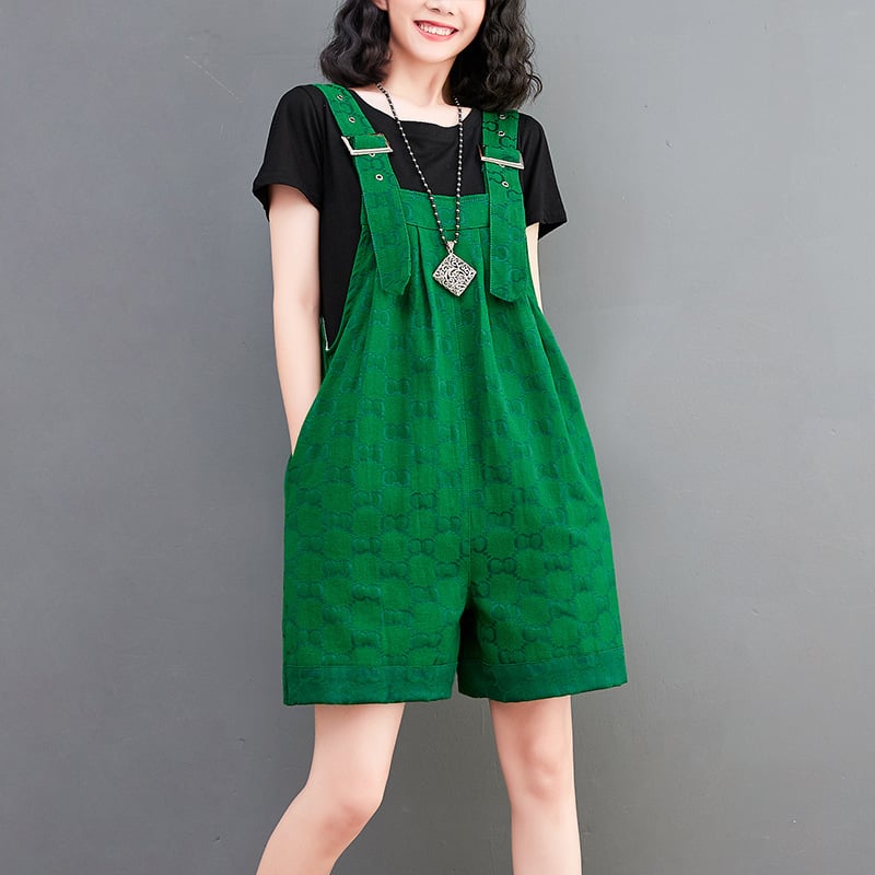 Casual Denim Shorts for Women with Colorful Straps