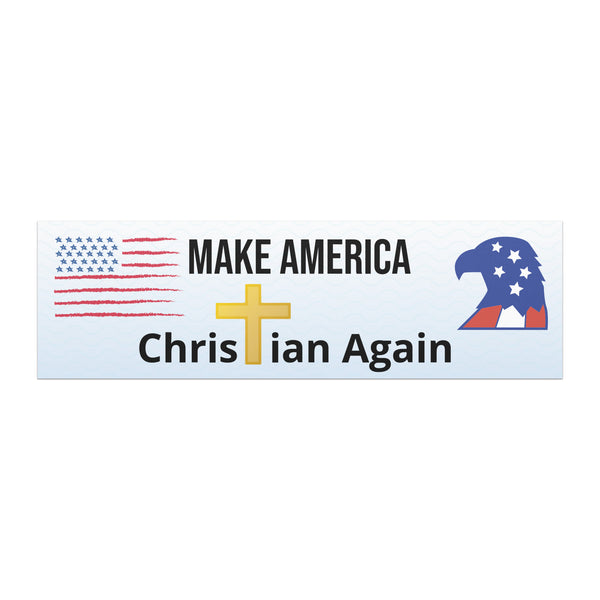 MACA Make America Christian Again Auto-Stoßstangenmagnet