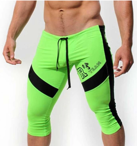 Men's 3/4 Compression Fitness Tights