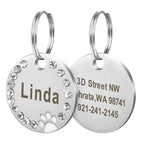 Customizable Metal Round Keychain in 6 Colors | Accessory