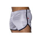 Men's Light Blue Mesh Sports Shorts / Swim Trunks