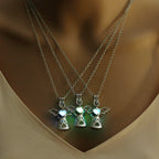 Glow in the Dark Angel Paw Necklace