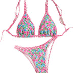Ditsy Floral Triangle Bikini Set