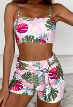 WOLFF Floral Print Beachwear Set (Includes Swim Trunks)