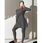 Women's Modest Two-Piece Swimsuit Set