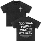 Bible Verse Retro T-shirt | Faith Streetwear