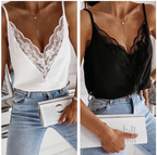 Backless Chiffon Halter Top with Spaghetti Straps