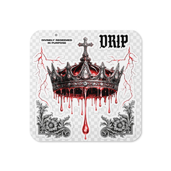 DRIP Untersetzer-Set mit Korkunterseite - Divinely Redeemed In Purpose