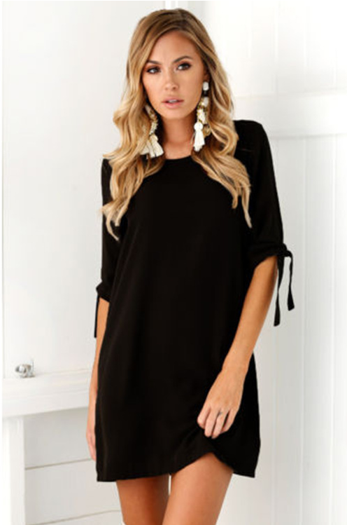 Chiffon Printed Dress - Floral Design Dress