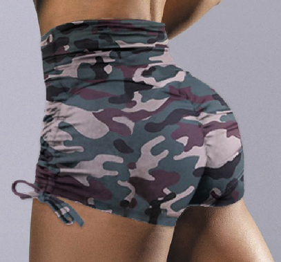 High Waist Peach Butt Workout Shorts for Women