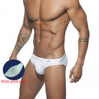 Men's Low-Rise Padded Swim Briefs