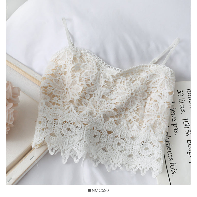 Lace V-Neck Camisole for Women - Spring Sleeveless Top