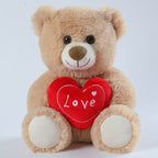 Cute Heart-Hugging Teddy Bear Plush Toy | Home Decor
