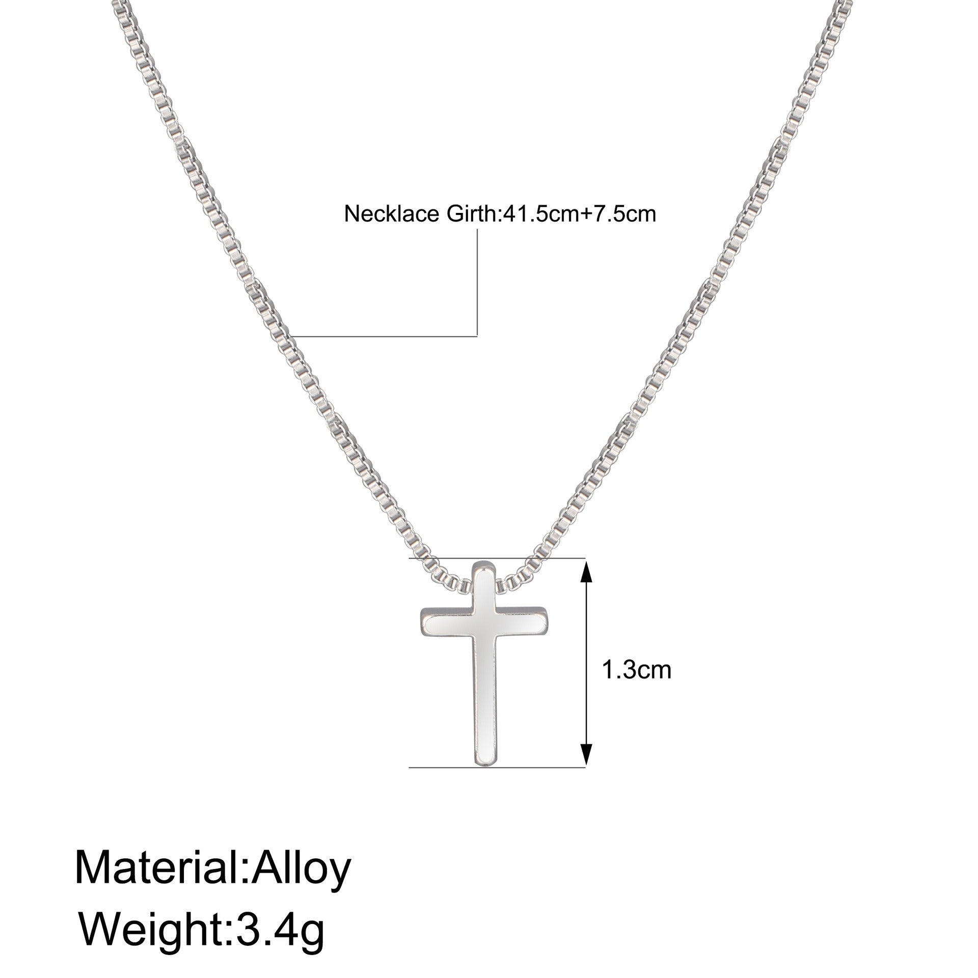 Dainty Christian Cross Necklace
