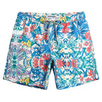 Men's Shark Print Swim Trunks