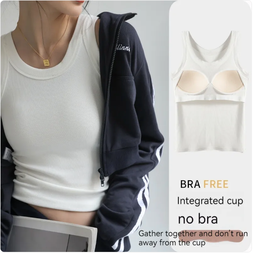 Women's Padded Strap Tank Top