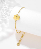 Stainless Steel Dog Paw Bracelet