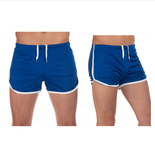 Men's Light Blue Mesh Sports Shorts / Swim Trunks