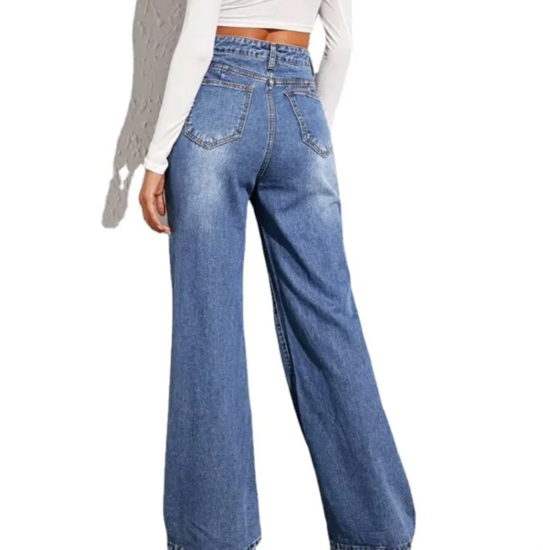 Women’s Camisole and Wide Leg Jeans Set