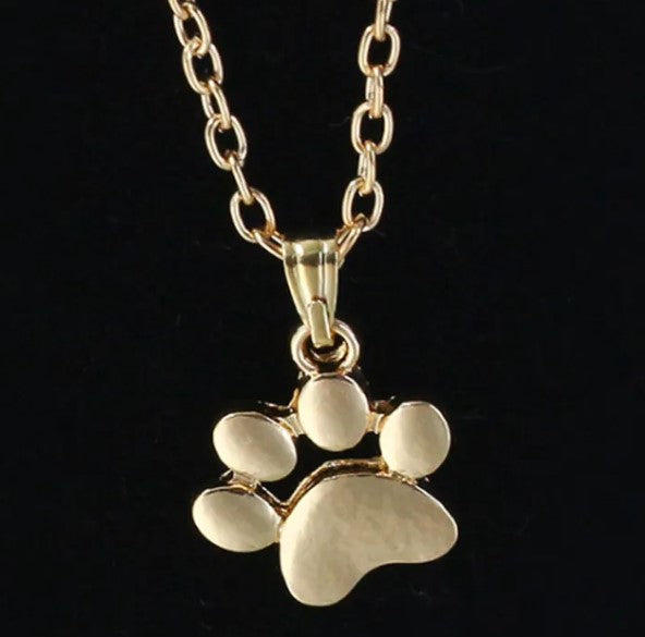 Animal Paw Pendant Necklace