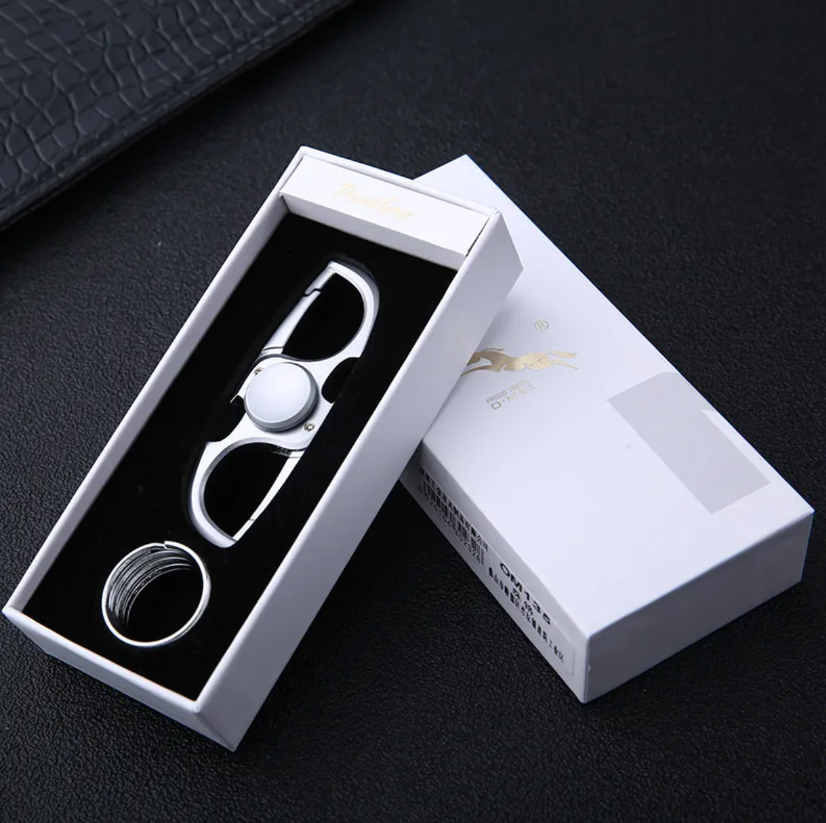 Stainless Steel Gyro Keychain | Accessory