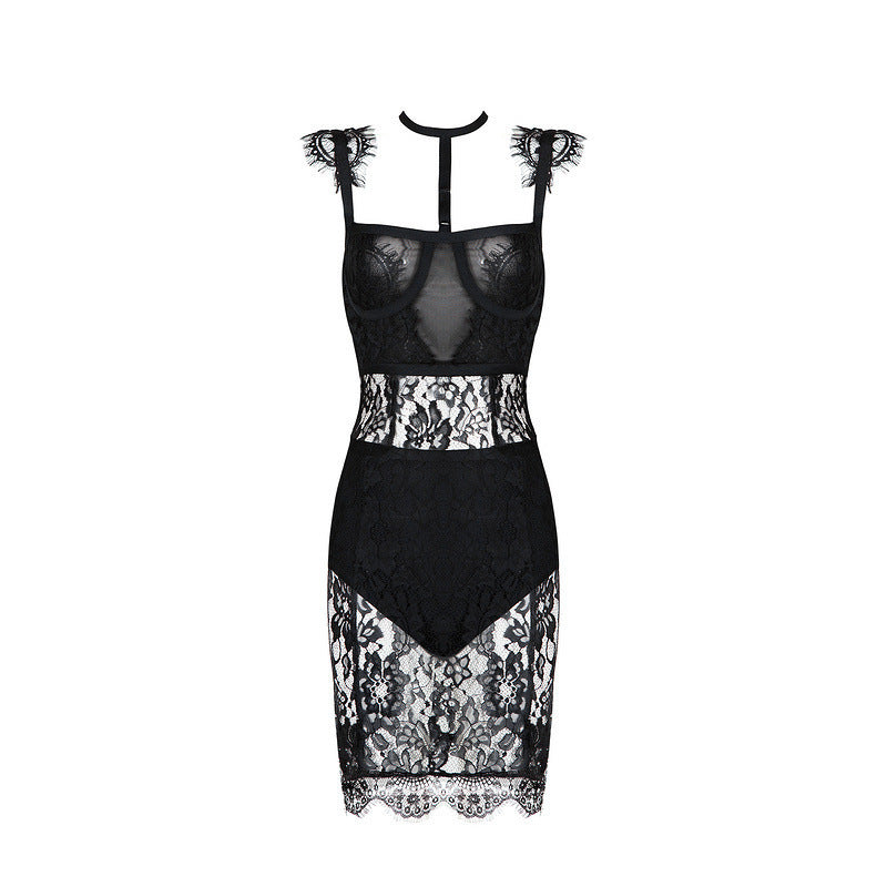 Perspective Dress, Spaghetti Strap Dress, Dress
