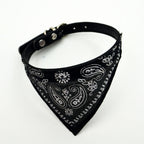 Adjustable Pet Bandana Collar, Paisley Triangle Scarf Neckerchief for Dogs and Cats, Cute Washable Bib Collar in Multiple Colors