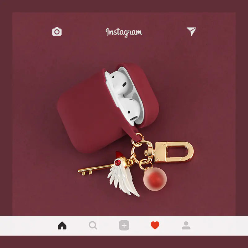 Sakura Cardcaptor Bird Staff AirPods Protective Case | Accessory