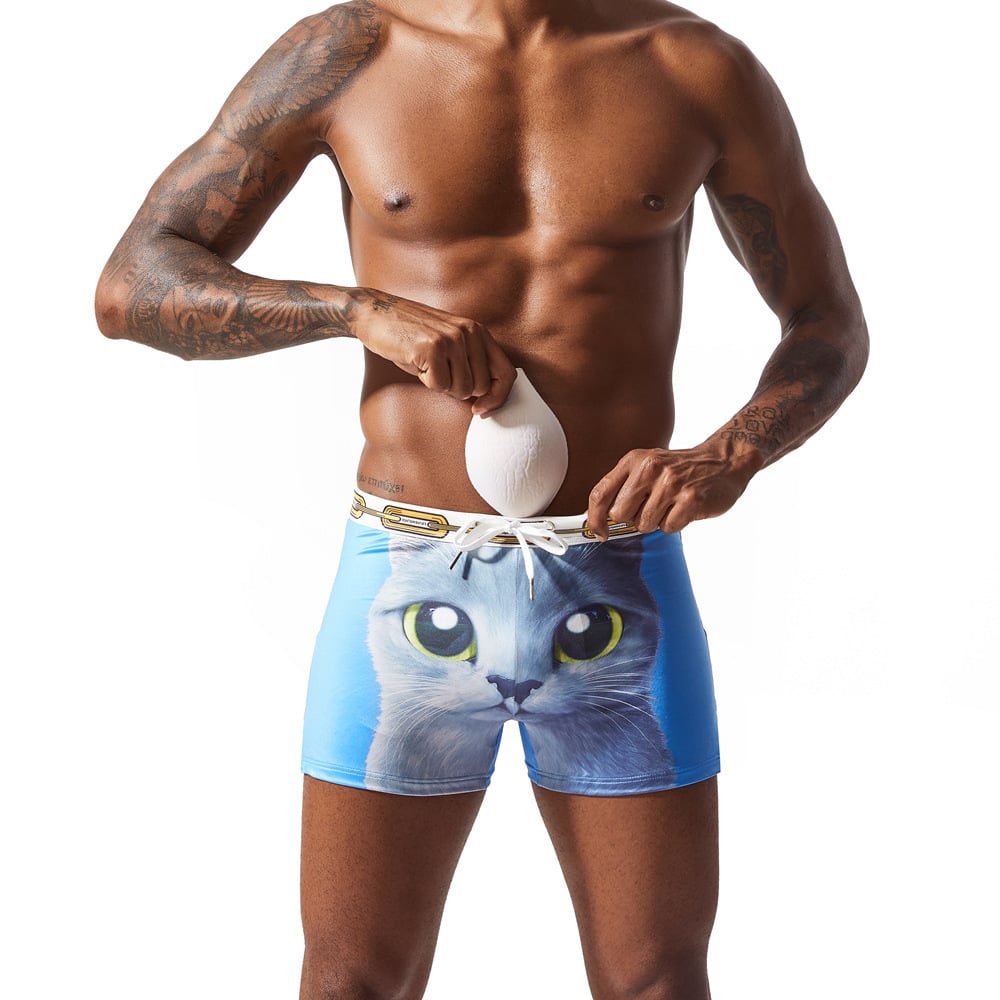Men's Baroque Print Swim Trunks