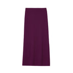 Pleated Halter Top & Stretchy Midi Skirt Set