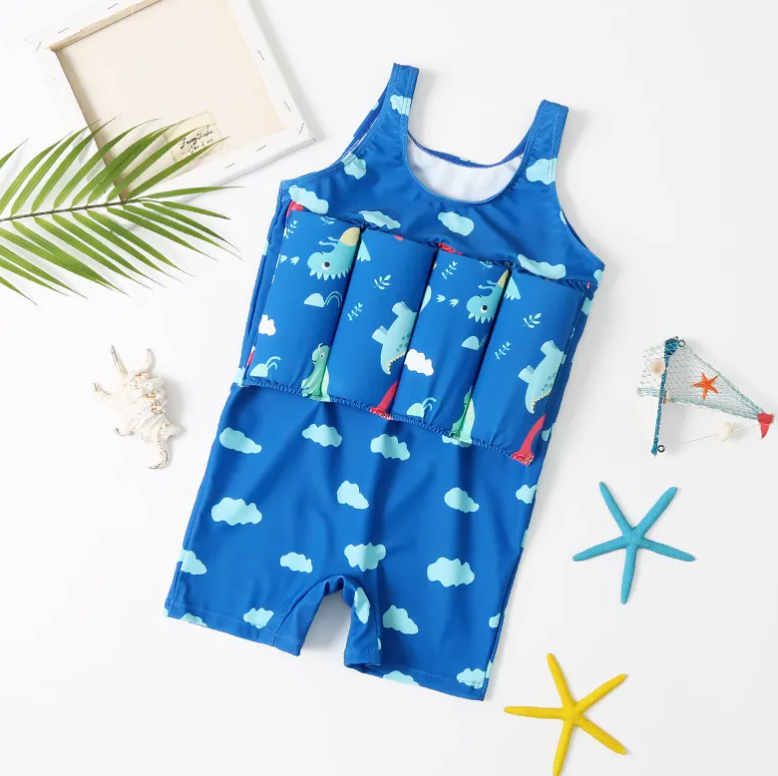 Kids One-Piece Buoyancy Float Swimsuit