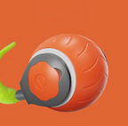 Interactive Pet Ball Toy Electric Self-Rolling USB Rechargeable Smart Motion Cat Dog Toy with Wagging Tail