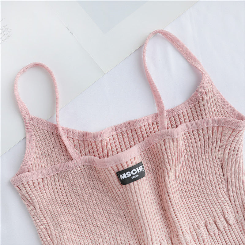 2020 New Women's Sleeveless Embroidered Tank Top