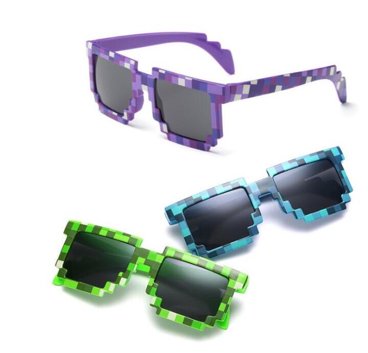 Pixel 8-Bit Square Sunglasses
