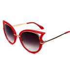 Red Cat-Eye Sunglasses