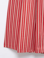 Striped Crop Top & Midi Skirt Set