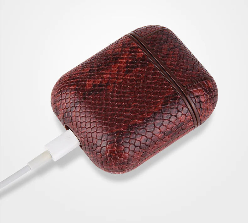 Snake Skin Earphone Case with Shockproof Design | Accessory