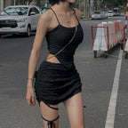 Halter Camisole and Hip Skirt Set